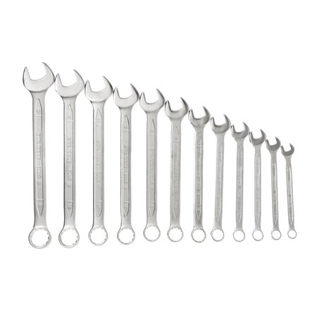 TENG TOOLS 12 Piece 12 Point Metric Combination Wrench Set (8MM - 19MM) - 6512N TEN-O-6512N
